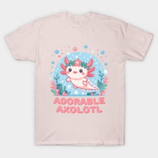 Adorable Axolotl: Aquatic Cuteness T-Shirt